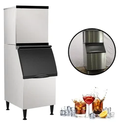 Elanpro EIM 501 Modular Ice Machine without Bin of 455 kg/24 Hour Capacity for Restaurant Business