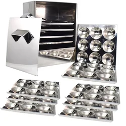 BAPA 108 pcs Idli Making Machine, 12 Trays & Stainless Steel Body
