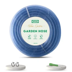 IFFCO Urban Gardens | 20 Meter 3-Layer UV-Protected Braided Hose Pipe for Gardening & Multipurpose Use