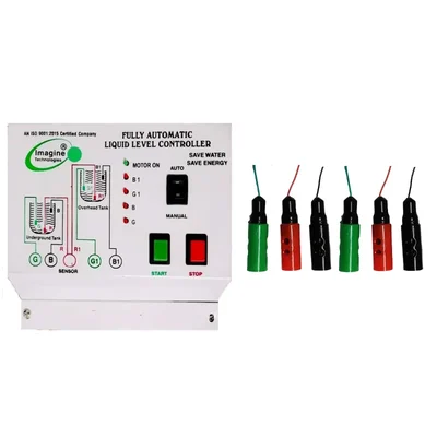 Imagine (IT180WLC) Fully Automatic Water Level Controller & Indicator With 6 SS Sensor - 1 Year Warranty