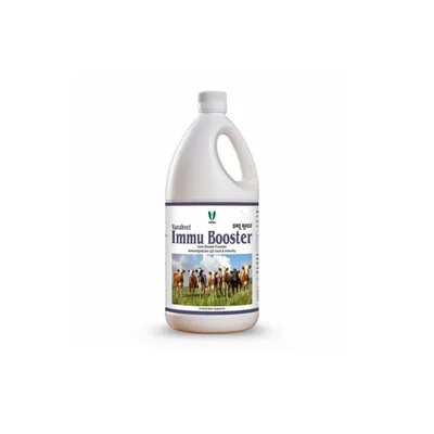 Varahvet Immu Booster Liquid, Herbal Immunomodulator & Growth Promoter for Cattle, Poultry & Livestock(Quantity-500ml)
