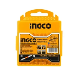 Ingco 10 Pcs 65 mm Impact Screwdriver Bit Set (SDBIM21HL133)
