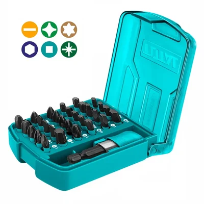 TOTAL 30pcs 25mm Impact Screw Driver Bits Set (TACSD18306)