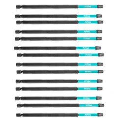 Total 100 mm T25 Impact Screwdriver Bit (TACIM71T25100) - Pack of 7