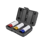 FORSAGE 3 Piece ½″ Thin-Wall Impact Socket Set with Protective Sleeves (F‑4032C)