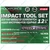 ROCKFORCE 12-Piece 1/2" Impact Tool Set – Heavy-Duty 12-Point Sockets for Auto & Industrial Use (RF-4122-9)