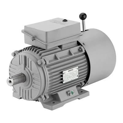 Impel 1 HP Three Phase 4 Pole Foot Mounted AC Induction Motor With DC Braking System - 2 Years Warranty