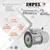 Impel 2 HP Three Phase 4 Pole Flange Mounted AC Induction Motor With DC Braking System - 2 Years Warranty