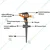Spanco SP-1030 Impulse Sprinkler of 15 m Area Coverage with Adjustable Rotating Water Nozzle for Garden, Lawn
