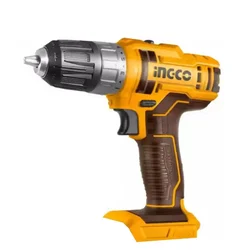 INGCO 10 mm 20V Lithium-Ion Cordless Drill With Cr-V 65mm Bit, 400 - 1500 RPM (CDLI200515)
