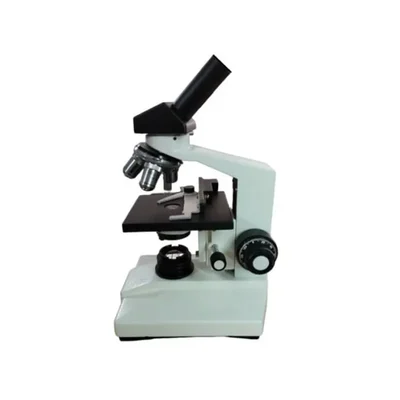 Labgo 40X-1500X Inclined Monocular Coaxial Educational Microscope with 360 Degree Rotatable Head