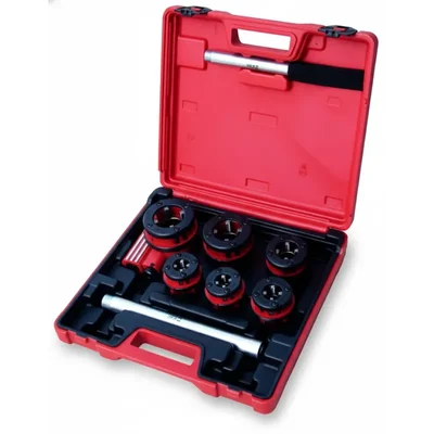 Inder 1¼-2 Inch BSPT/NPT Super Ratchet Pipe Threader P-170E – Heavy Duty 7.6Kg Large Dual Thread Tool