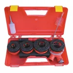 Inder 3/8-2 Inch BSPT Ratchet Pipe Threader P-111H – Industrial 16Kg Full Range Threading Tool