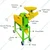 Indian Chaff Cutter/Grass Cutter and Pulveriser, 500 to 700 kg/hr without Motor