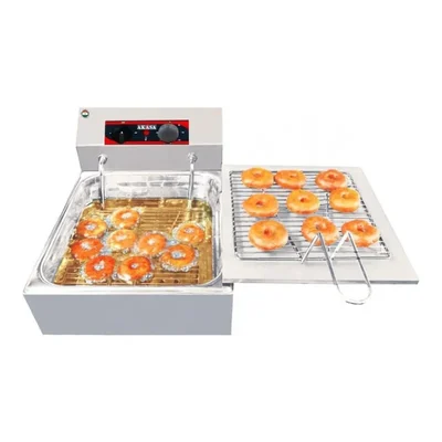 Akasa DNF Stainless Steel Donut Deep Fryer, 2400 Watt