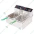 Heavy-Duty Double Pan 8+8L Electric Deep Fat Fryer 5000W, SS Body