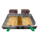 Akasa DF 18L SGL 18 Liter Double Basket Electric Deep Fryer, 3600W