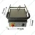  Heavy Duty Indian 11x11 Inch Sandwich Griller ( Both Grooved )