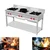 Premium Quality 3 Range 60X24 Inch Stainless Steel Indo-Chinese Burner