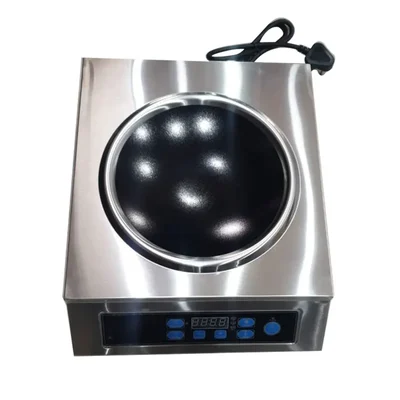 High Efficiency 3.4 KW Silver Commercial Induction Oven For Cloud kitchens, Catering, Fast Food Operations