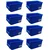 Avsar 230 x 150 x 120 mm FPO Blue Storage Bin, Premium HDPE Material (Bin-25) - Pack of 8