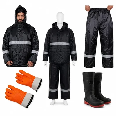 Premium Quality Industrial Cold Storage Suit -25°C to -30°C Extreme Cold Protection Set Coat Hood Trousers Gumboots Gloves