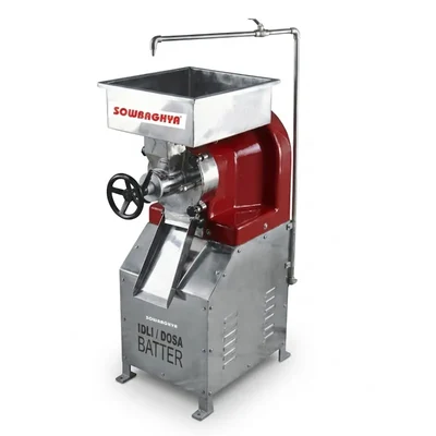 Sowbaghya IRG001 3HP 3 Phase Industrial Instant Rice Wet Mill 60 Kg/Hr SS 304 Grade Crushing Plate