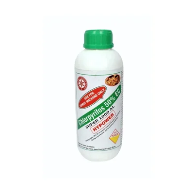 Super 1000 AL 1 Litre Industrial Liquids Choloropyriphos 50% EC For Termite Control (Pack Of 5)