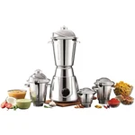 Vriom Terminator 2500 Watts Metal Body Industrial Mixer with Steel Plating and 4 SS Jars for Catering and Open Kitchen