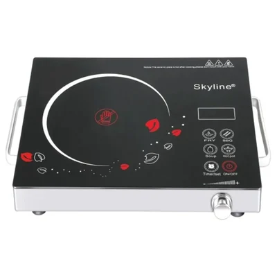 Skyline VTL-3030 2000W Infrared Induction Cooker, Radiant Cooktop with Digital Display With 1 Year Warranty