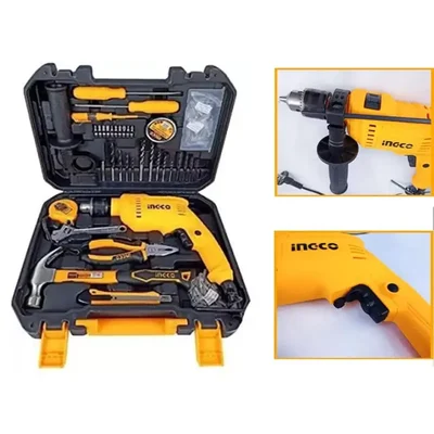Ingco 115 Pcs Tool Set With 680W Impact Drill (HKTHP11151)