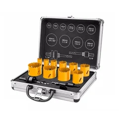 Ingco 12 Pcs 20-50mm BI-Metal Hole Saw Set (AKH0121)