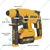 INGCO 22 mm Lithium-Ion Cordless Rotary Hammer 20 V, with 2 Pcs Battery and 1 Charger (CRHLI22012)