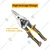 Ingco 3 Pcs 250mm Left, Straight, Right Aviation Snip Set (HTSNK0110)