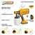 INGCO 800 ml Lithium-Ion Cordless Spray Gun 20 V, with 1 pc Battery and Charger (CSGLI20402)