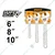 Ingco 6 inch, 8 inch & 10 inch Adjustable Wrench Set (HADWK031)