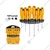 INGCO 10 pcs Precision Screwdriver Set (HKSD1058)