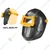 Ingco Polypropylene Welding Mask With 108x50x3mm Glass (WM101)