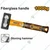 Ingco 1 Kg Heat Treatment Fiberglass Handle Carbon Steel Stoning Hammer, HSTH81000