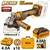 Ingco 100 mm 20V Cordless Angle Grinder With 10 Pcs Metal Cutting Disc, Battery & Charger, 9000 RPM (CAGLI2210031)