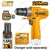INGCO 10 mm 12V Cordless Drill With Battery, 750 RPM (CDLI12428)