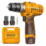 Ingco 10 mm 12V Cordless Drill With Battery & Accessories, 1500 RPM (CDLI12202)