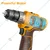 Ingco 10 mm 12V Cordless Drill With Battery & Accessories, 1500 RPM (CDLI12202)