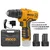 INGCO 10 mm 12V Lithium-Ion Cordless Impact Drill With Battery, Charger & Drill Bits, 15000 RPM  (CIDLI1232)