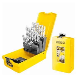 Ingco 25 Pcs 1 - 13 mm HSS Drill Bit Set (AKD1251)