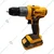 INGCO 10 mm Lithium-ion Impact Drill With Battery, Charger and Accessories (CIDLI201452)