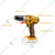 INGCO 10 mm Lithium-ion Impact Drill With Battery, Charger and Accessories (CIDLI201452)