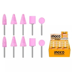 Ingco 10 Pcs Accessories Set for Die Grinder and Mini Grinder (AKB1012)