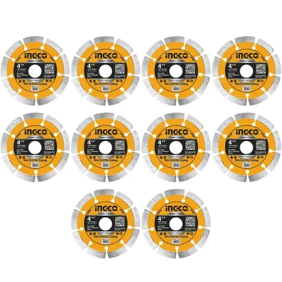 Ingco 110x20 mm Dry Diamond Disc With Metal Box (DMD011102M) - Pack Of 10 Pcs.