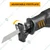 INGCO 115 mm 750 W Reciprocating Saw With 2 Pcs Blade, 900-3300 RPM (RS7508)